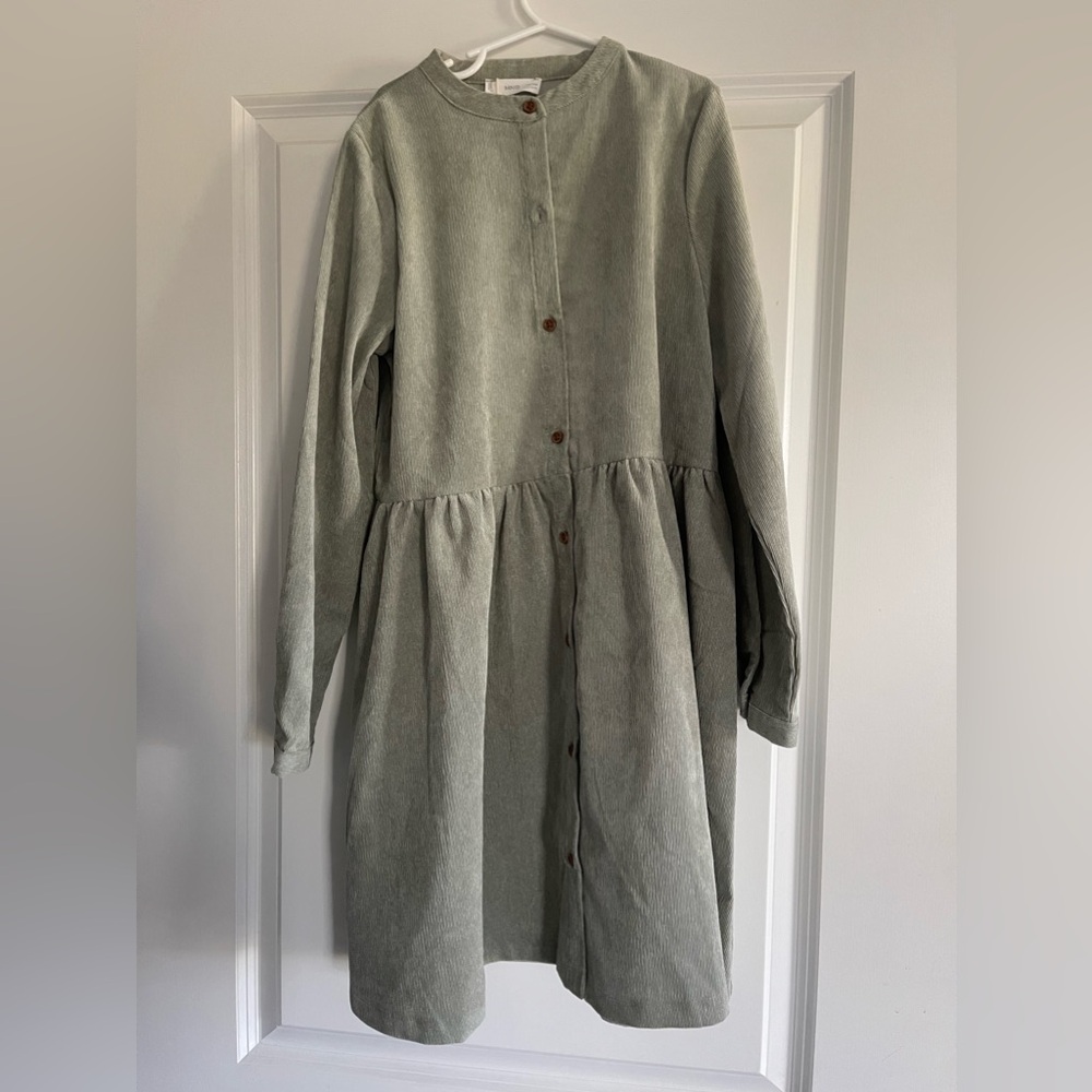 NWT Mango girls corduroy dress 11-12